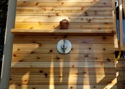 Outdoor Cedar Shower