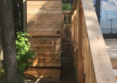 Cedar Outdoor Shower
