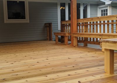 Western Red Cedar Deck - Burlington