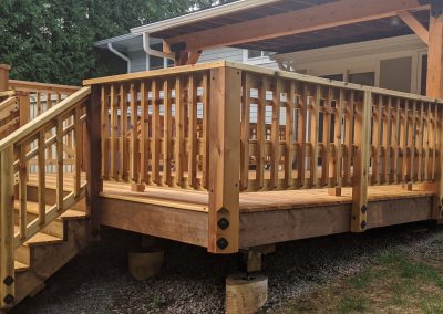 Western Red Cedar Deck - Burlington