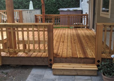 Western Red Cedar Deck - Burlington