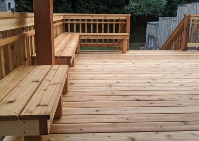 Western Red Cedar Deck - Burlington