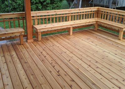 Western Red Cedar Deck - Burlington