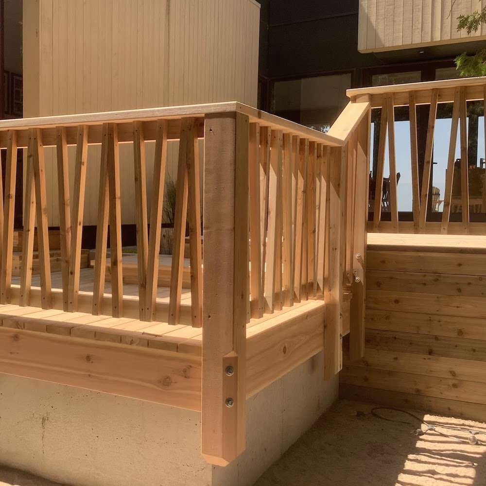Western Red Cedar Deck